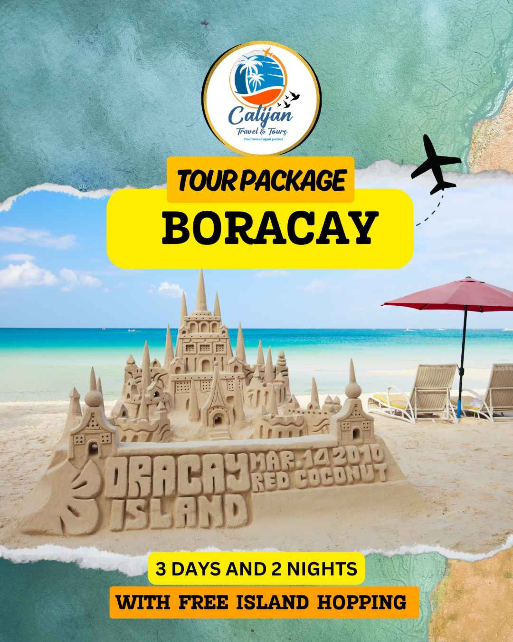 3D2N BORACAY FREE ISLAND HOPPING
