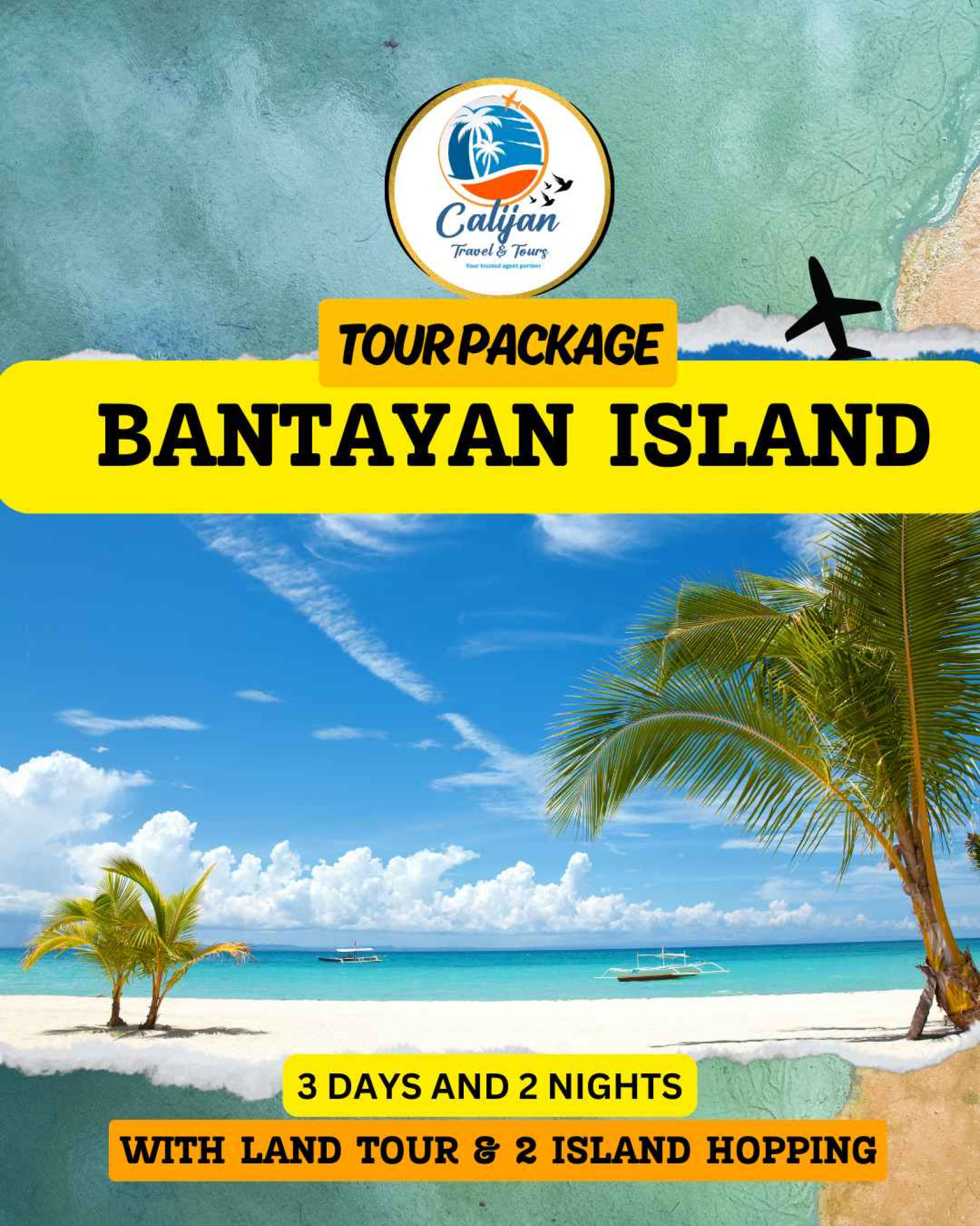 3D2N BANTAYAN PACKAGE 2: WITH LAND TOUR & 2 ISLAND HOPPING