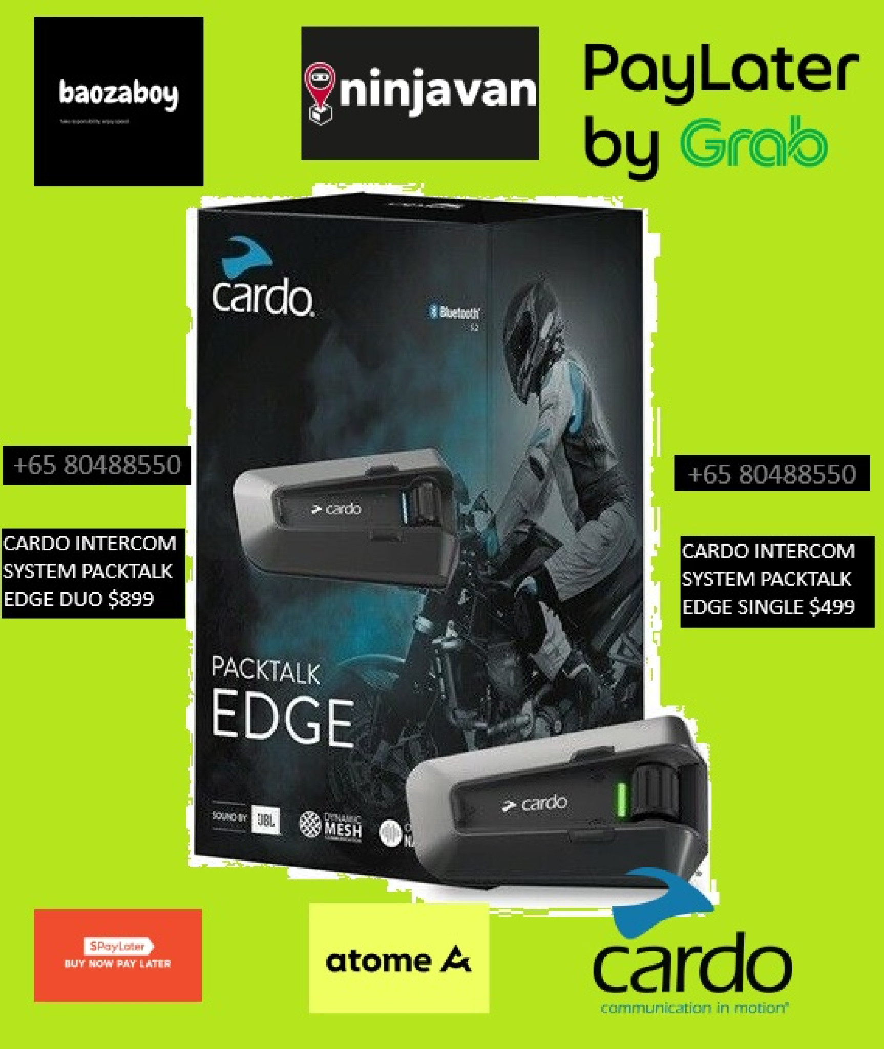 [Installment] CARDO PACKTALK EDGE SINGLE / DUO