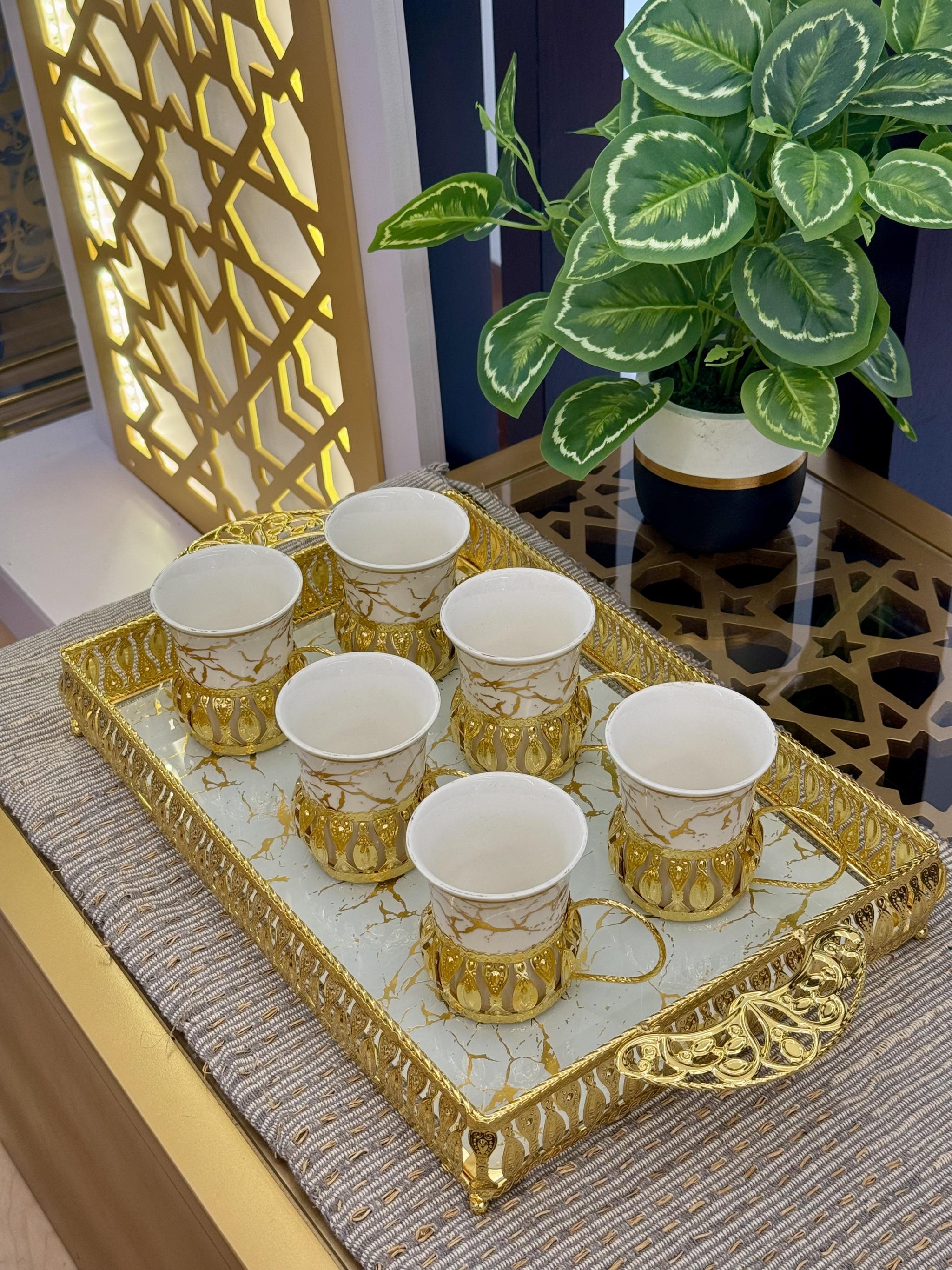 Mahbub Flask & Cups Set (7 piece)