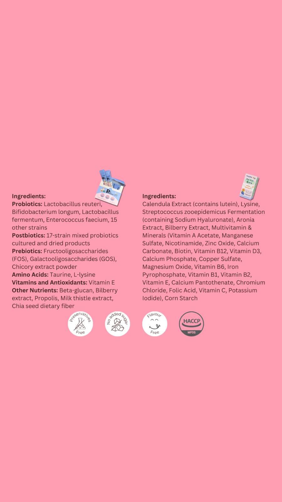 PawdyGene Pet Probiotics & Pet Eye Care + Multivitamins Trial Pack Bundle Deal (Gut, Eye and General health)