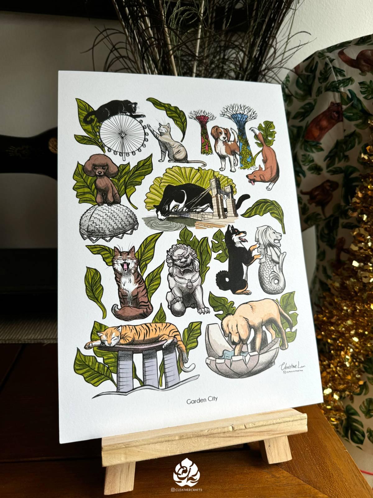 Garden city print