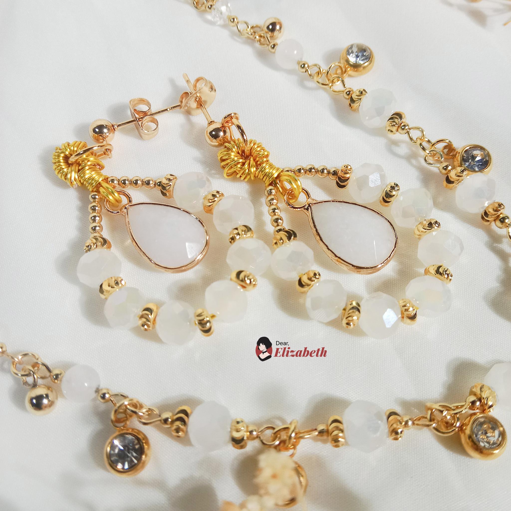 Duchess Ofelia Opal and Jasper Crystals Jewelry