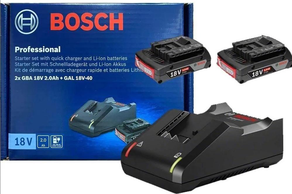 Bosch GBA 18V 2.0Ah + GAL 18V-40 Professional