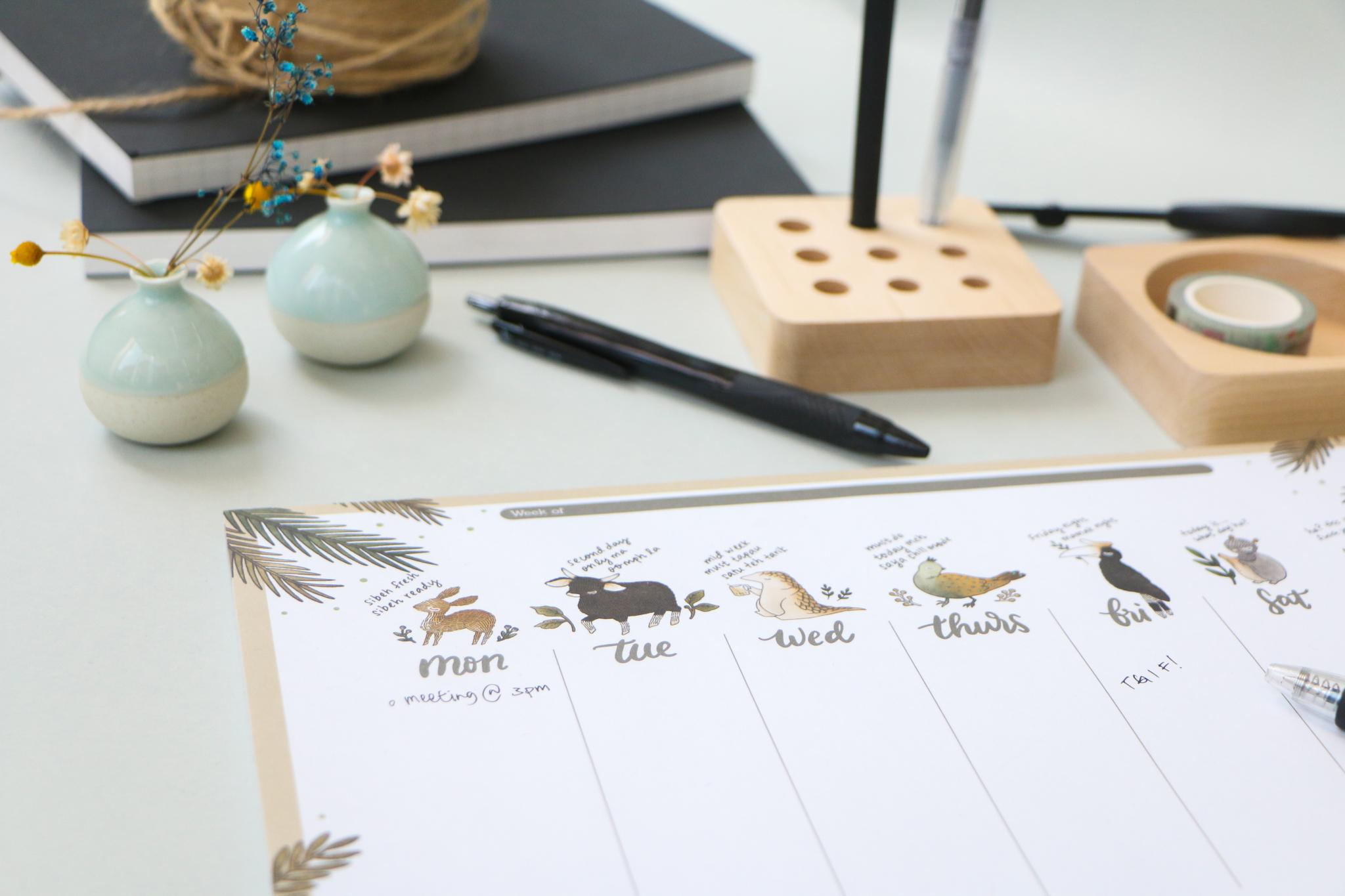 30% OFF - The Wild Wild Local - Weekly Planner (Minor Defect Sale)