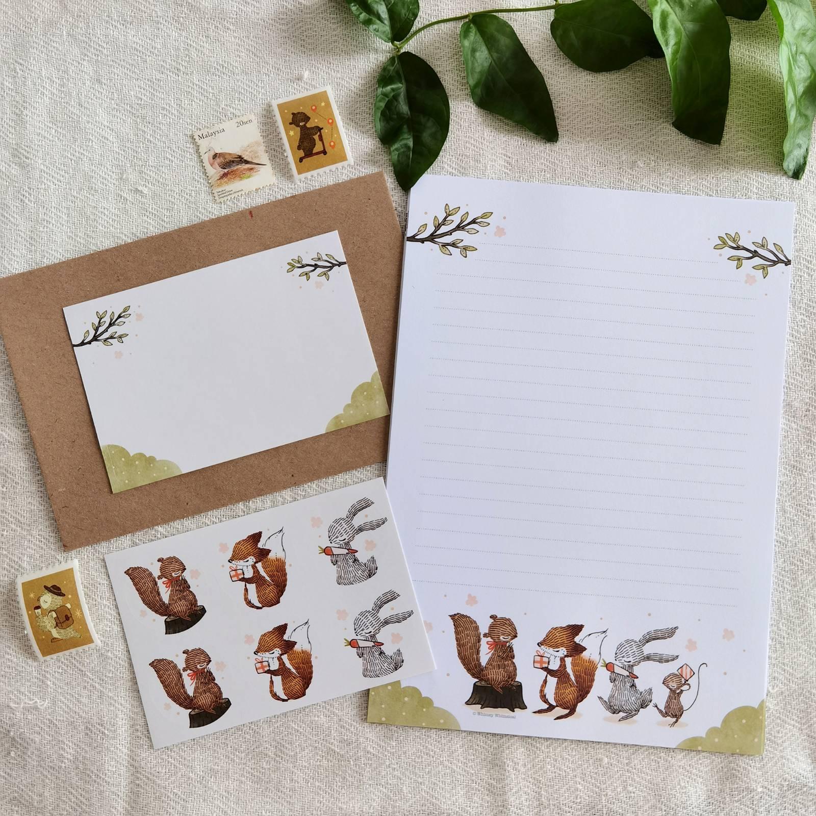 Summer Letter Writing Set - Summer Campfire