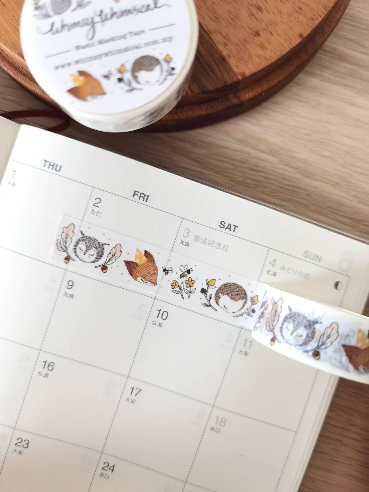 Washi Tape - Forest Critters