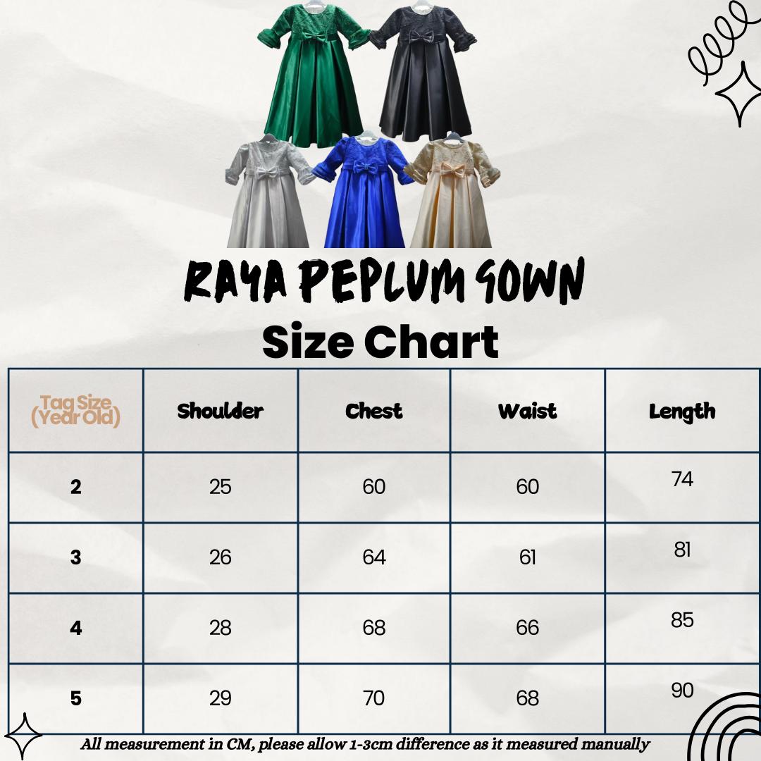 BAJU BUDAK BAJU RAYA 2025 HOT SALE RAYA MAXI KIDS GIRL LONG DRESS COLLECTION