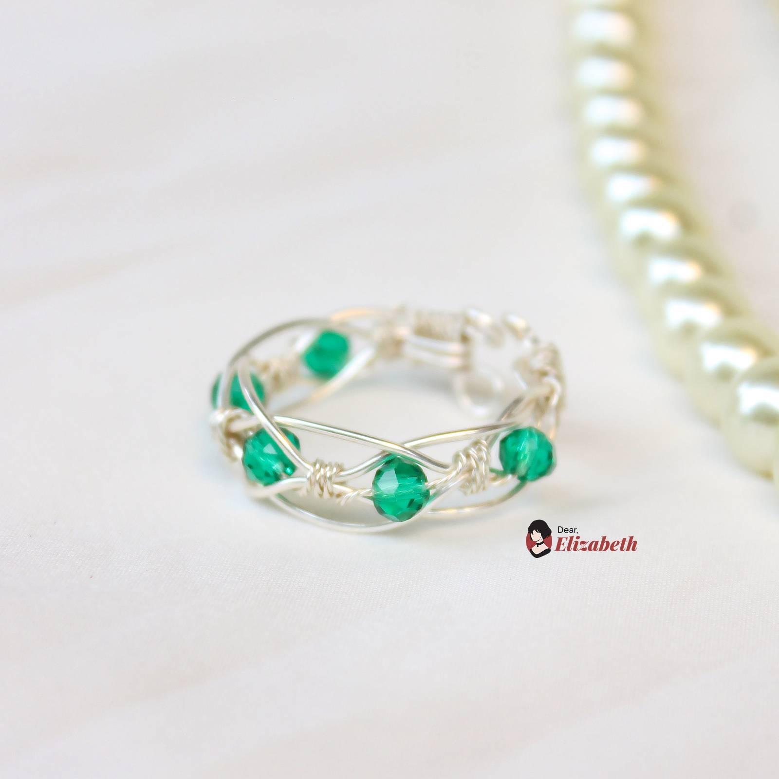 Elvia Entwine Crystal Ring