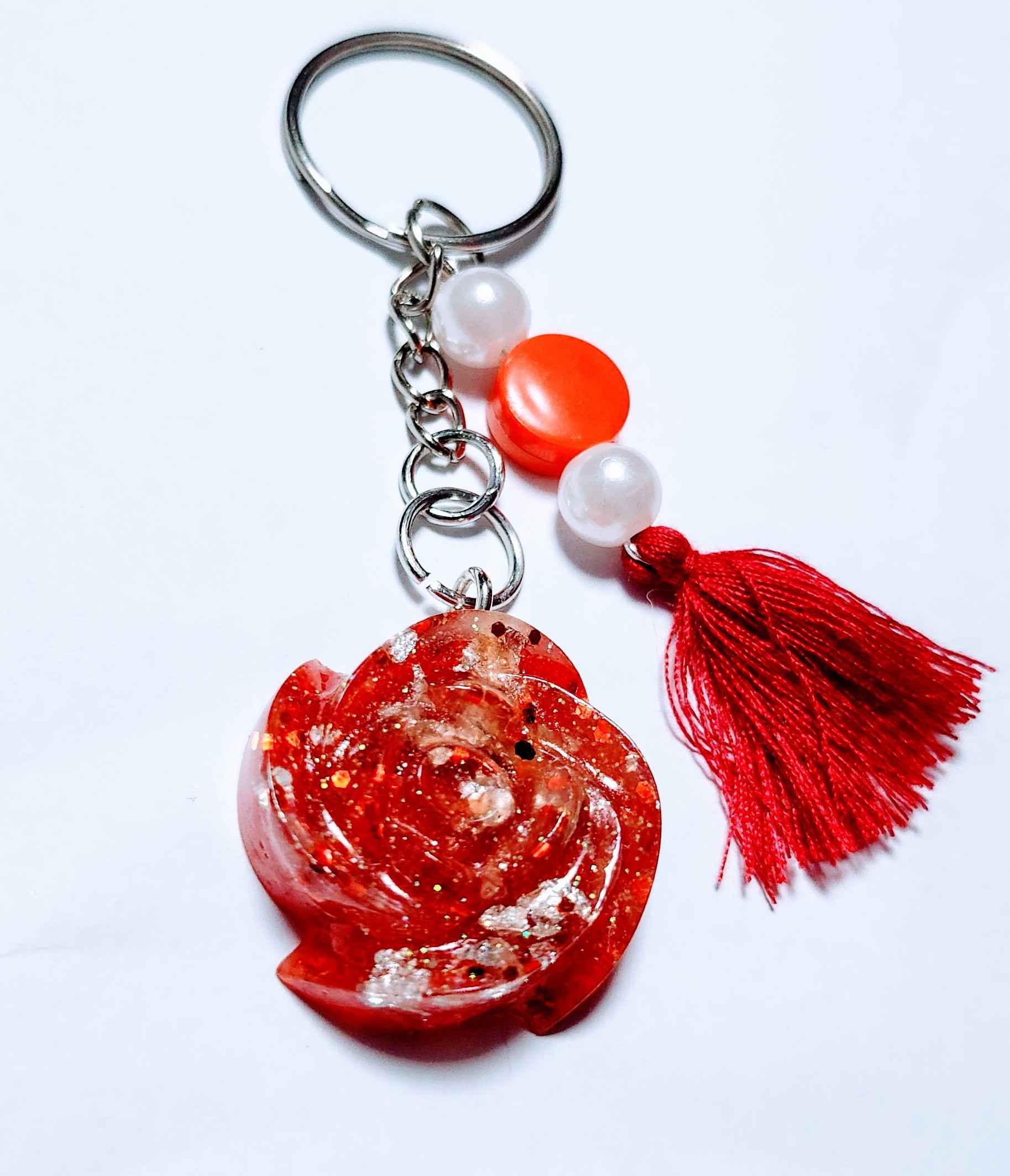 Simple Touch Resin Keychain