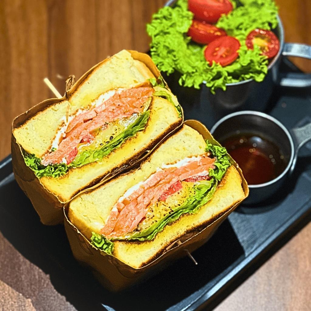 Smoked Salmon Sando