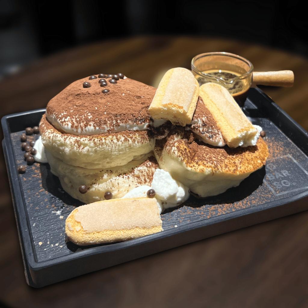 Tiramisu Souffle Pancakes