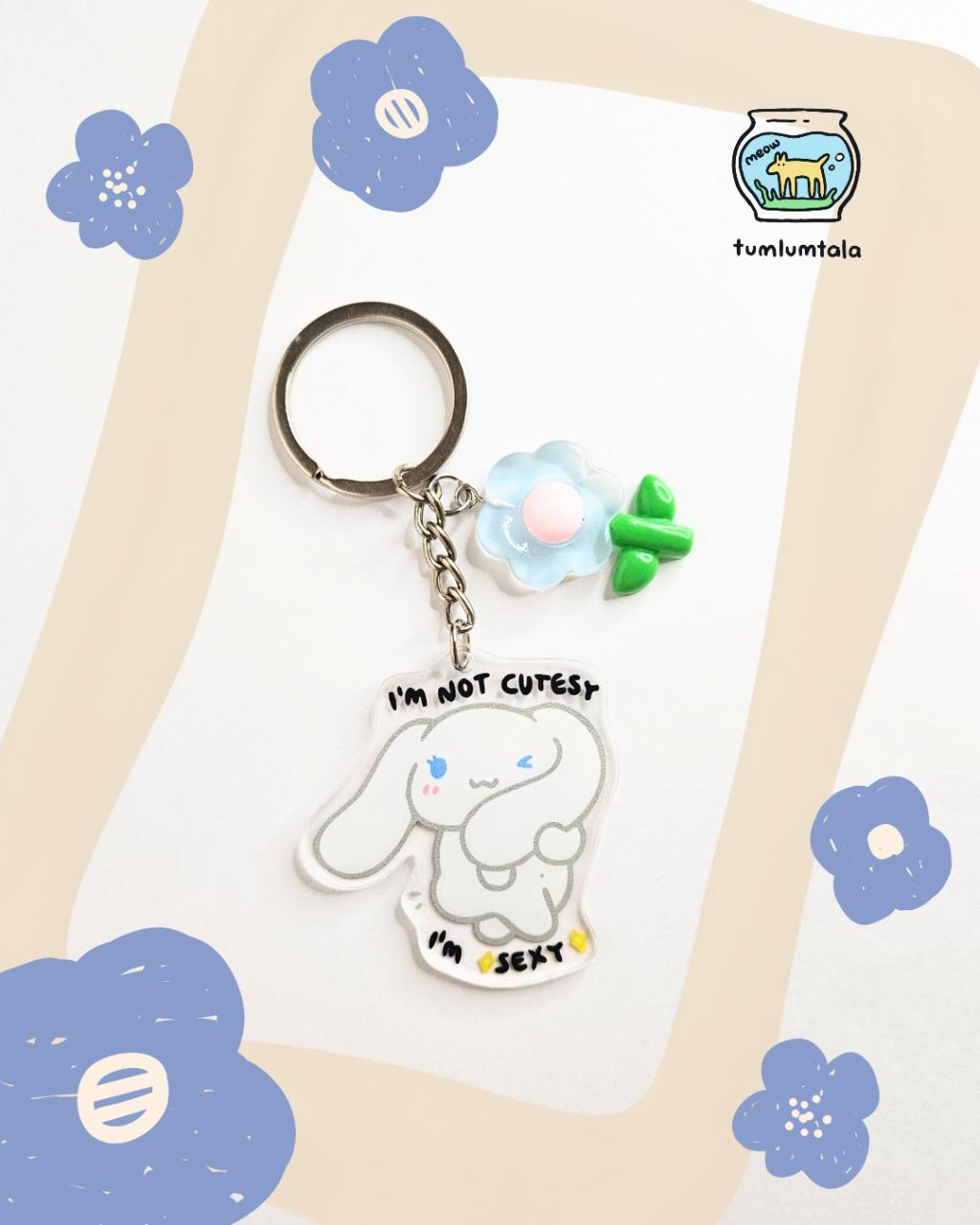 Keychain - I'm not cutesy