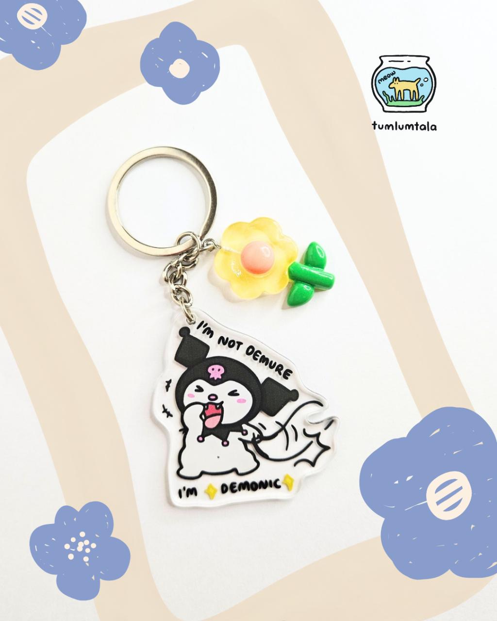 Keychain - I'm not demure