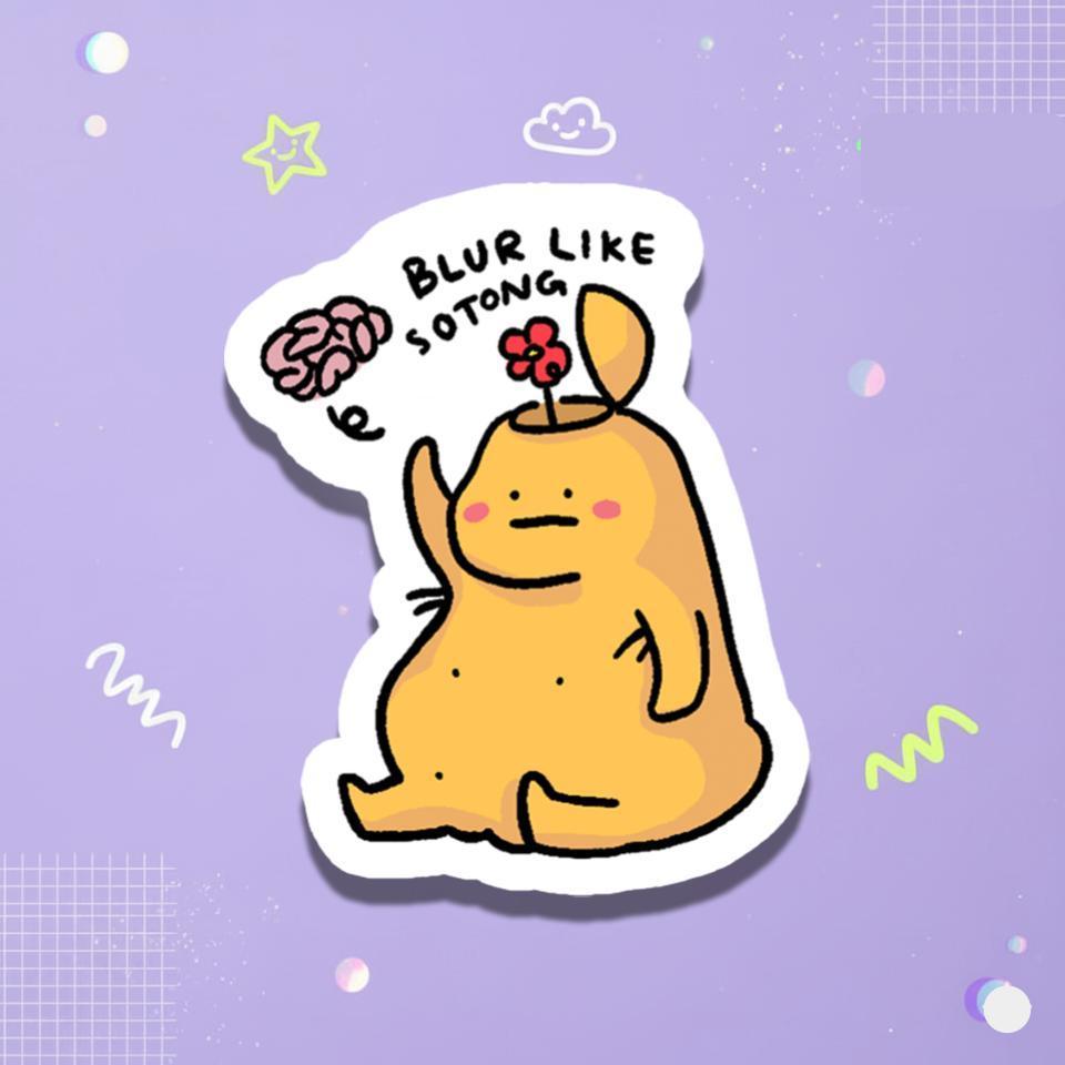 Longnach Sticker - Blur like sotong