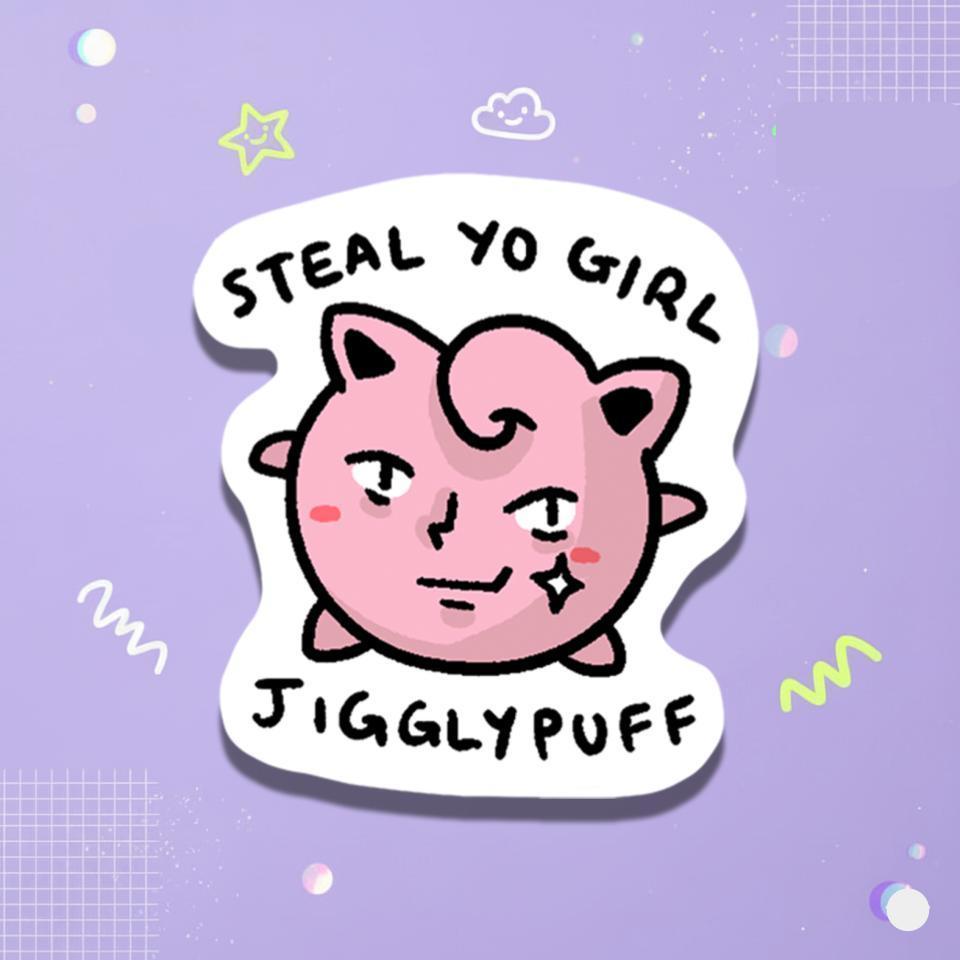 Funnymon Sticker - Steal yo girl