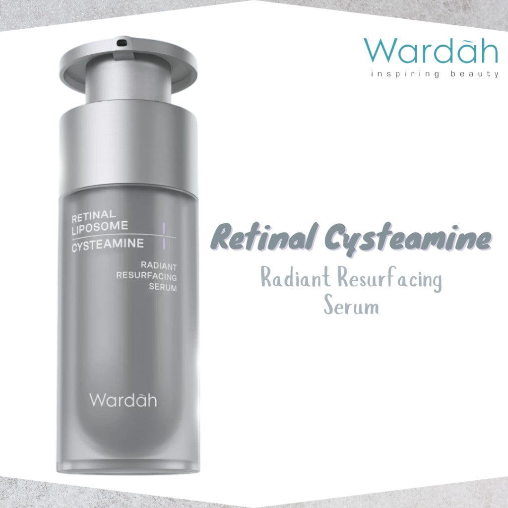 Wardah Retinal Liposome Cysteamine Radiant Resurfacing Serum 30ml/Serum Wajah