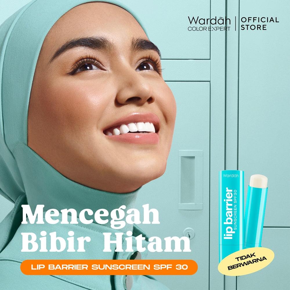 [LIPCARE SUN PROTECTION] WARDAH Lip Barrier Sunscreen SPF 30 PA+++ - Pelembab Bibir 24 Jam - Lip Balm, Lip Therapy, Lip Care, H…