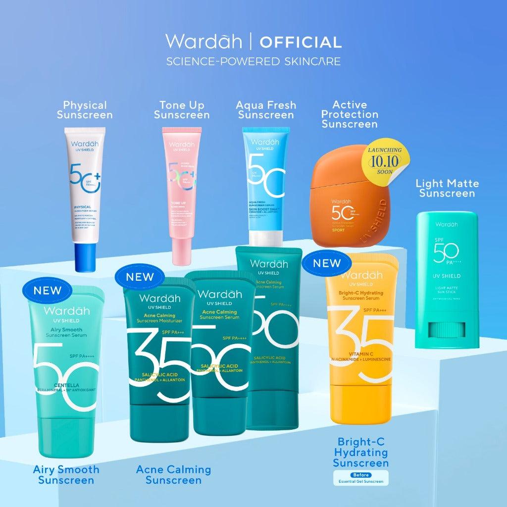 [TINTINTINWIN'S PICKS] WARDAH UV Shield Sunscreen All Series - SPF 35 SPF 50 - Skincare
