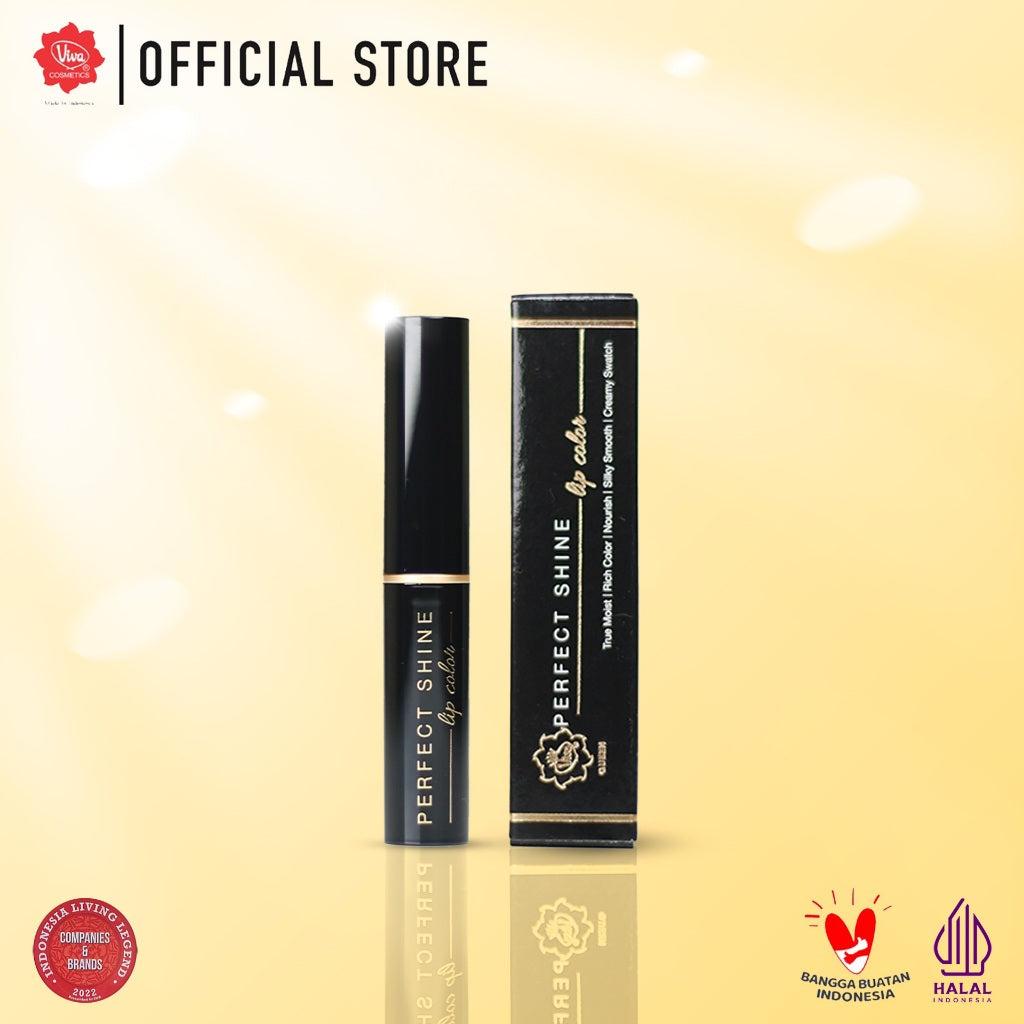 Viva Queen Perfect Shine Lip Color - RICH COLOR, CREAMY SWATCH, SILKY SMOOTH & NOURISH (with OMEGA 3 & Aloe Butter - tersedia 1…