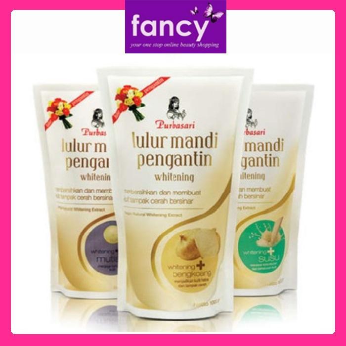 Purbasari Lulur Mandi Pengantin 500gr Brightening + Bengkoang/Mutiara/Susu