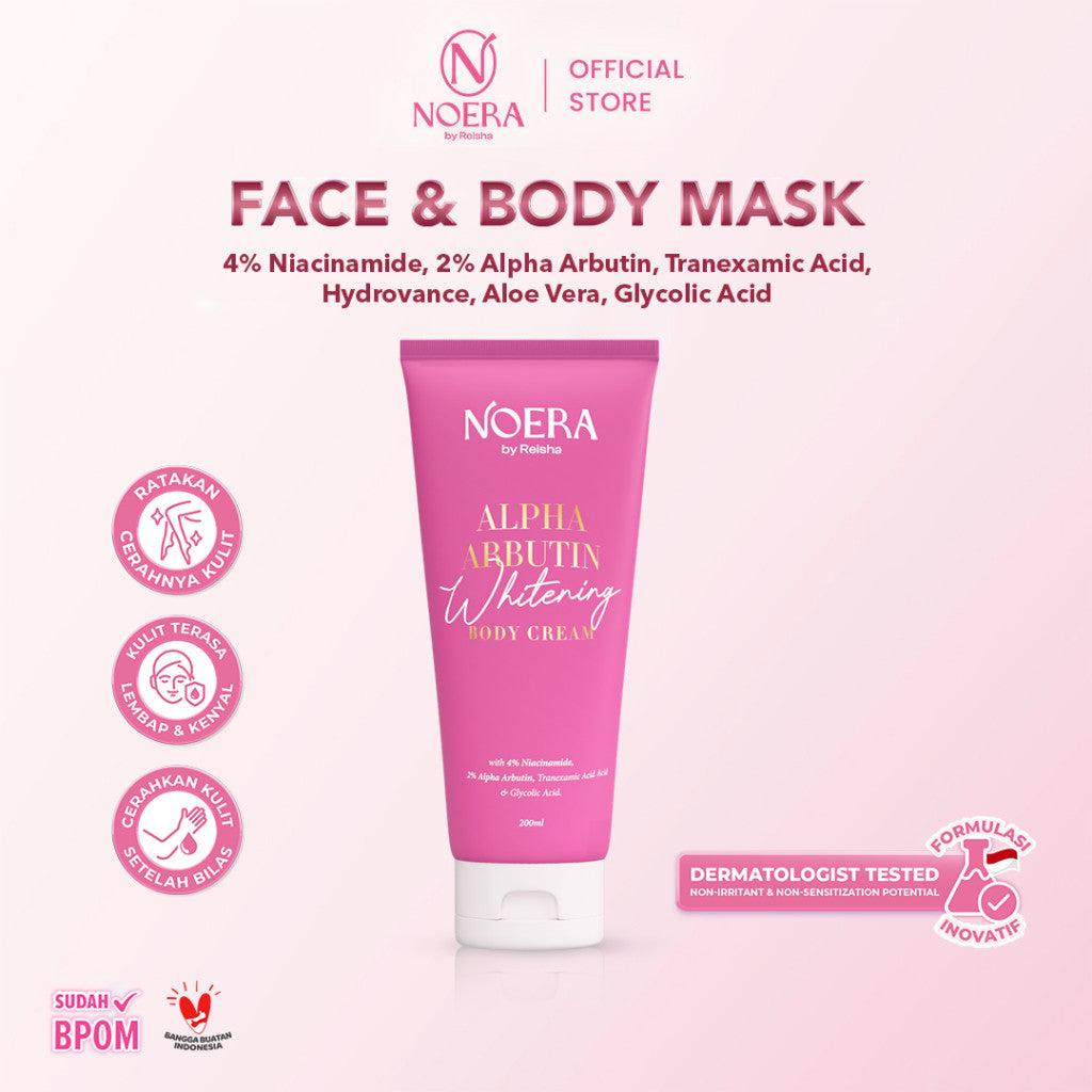Noera Face and Body Cream | Alpha Arbutin Whitening Body Cream | Face and Body Mask | Body Cream with Niacinamide Alpha Arbutin