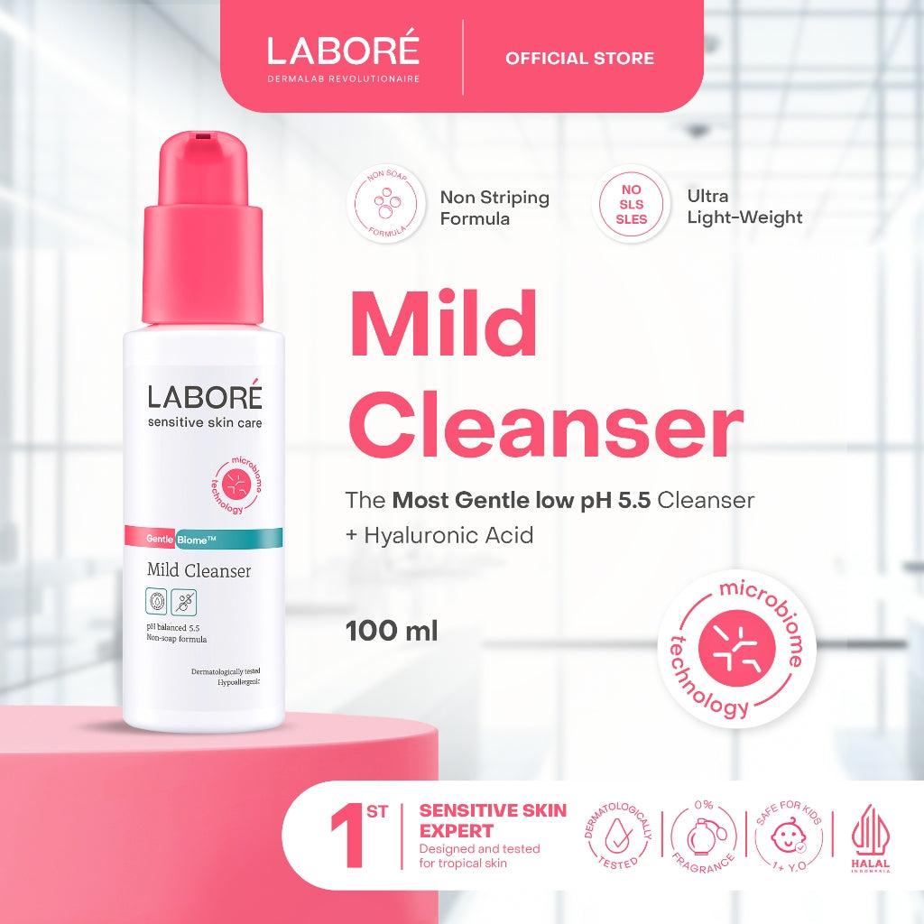 Labore GentleBiome� Mild Cleanser 100ml - Face Wash | Sabun Pembersih Wajah Low pH 5.5 Hyaluronic Acid for all skin and sensiti…