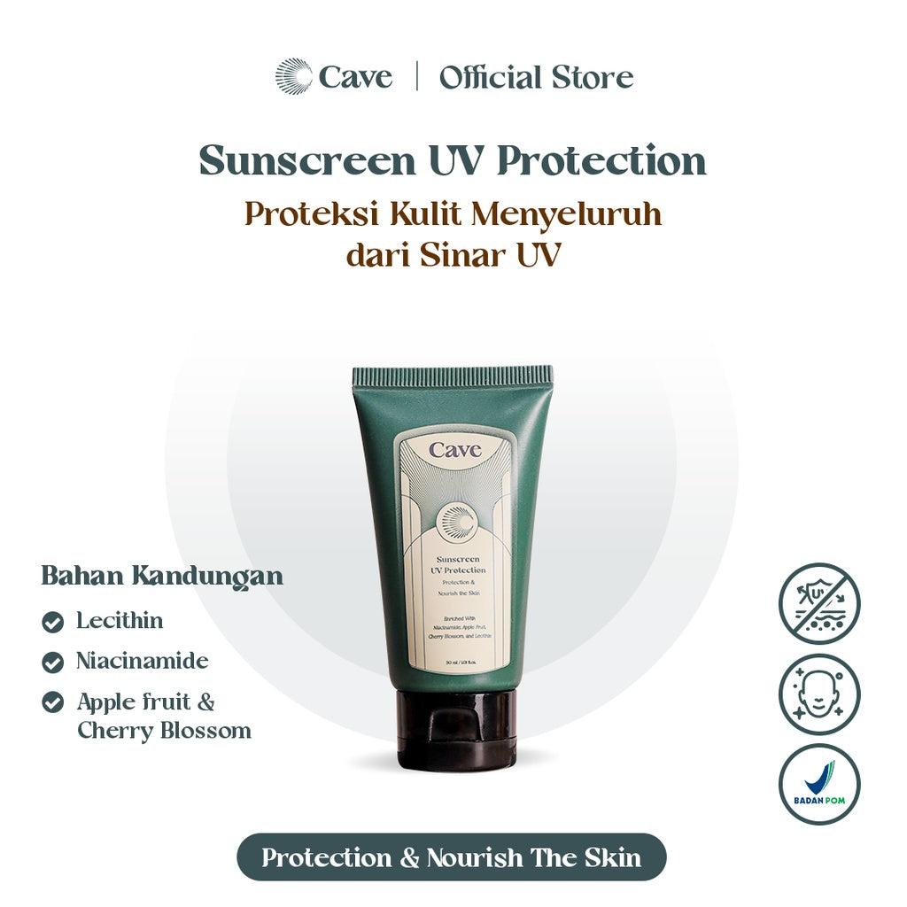 CAVE Sunscreen UV Protection - Sunscreen Wajah Pria Perlindungan dari Sinar Matahari