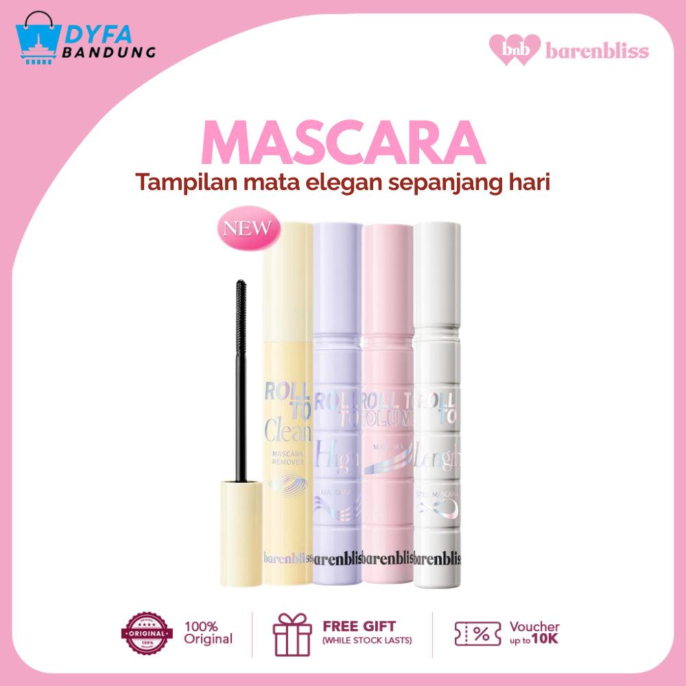 BNB BARENBLISS Roll To Volume | Roll To High Mascara |Roll To Length | Roll To Clean | Black Eclipse Eyeliner