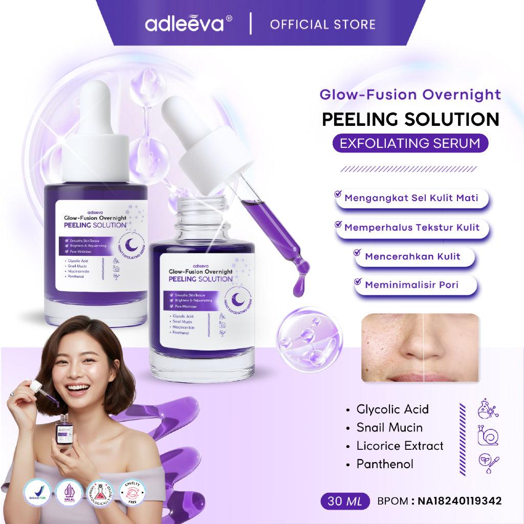 ADLEEVA Glow-Fusion Overnight PEELING SOLUTION - Serum Eksfoliasi