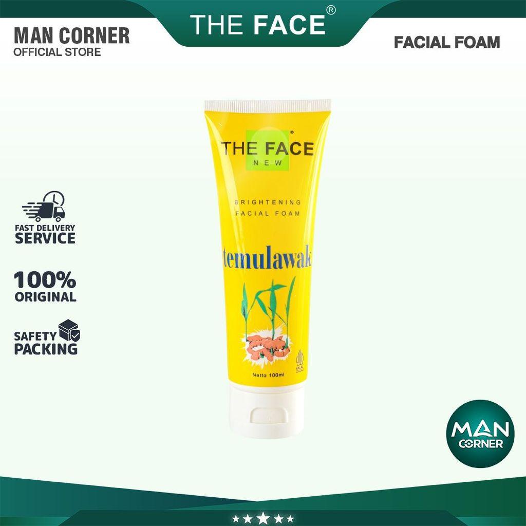 THE FACE Temulawak Facial Foam 100ml With Ekstrak Temulawak and Niacinamide | Man Corner