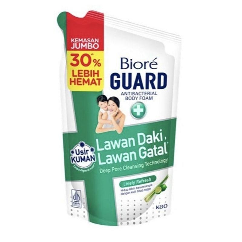 Biore Guard Sabun Mandi Cair Lively Refresh Anti Bakteri Refill 725 ml
