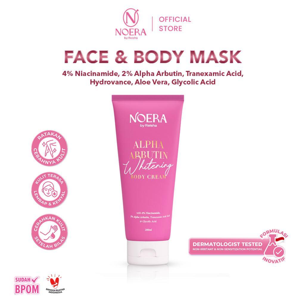 Noera Face and Body Cream | Alpha Arbutin Whitening Body Cream | Face and Body Mask | Niacinamide Alpha Arbutin Tranexamic Acid