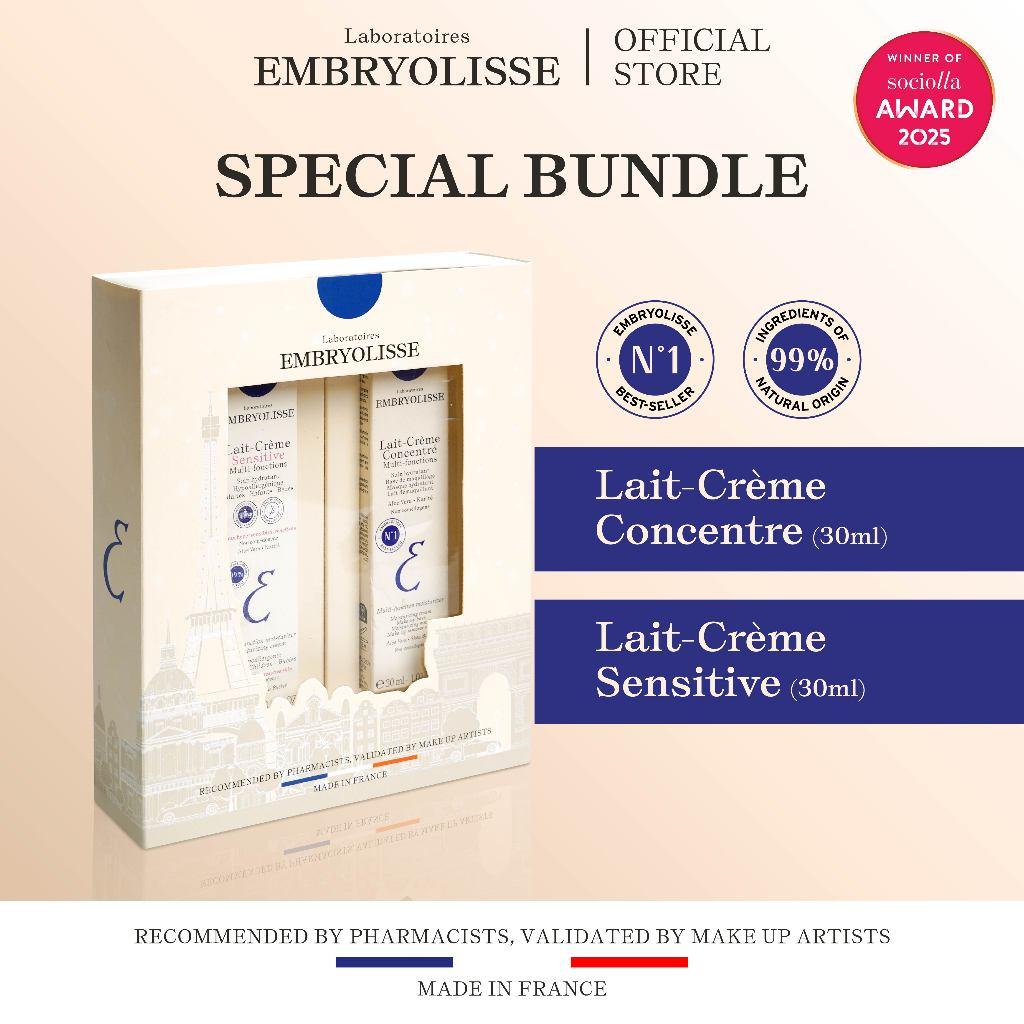 Embryolisse Birthday - Gift Hampers -Embryolisse Lait Creme 30ml & Lait Creme Sensitive 30ml
