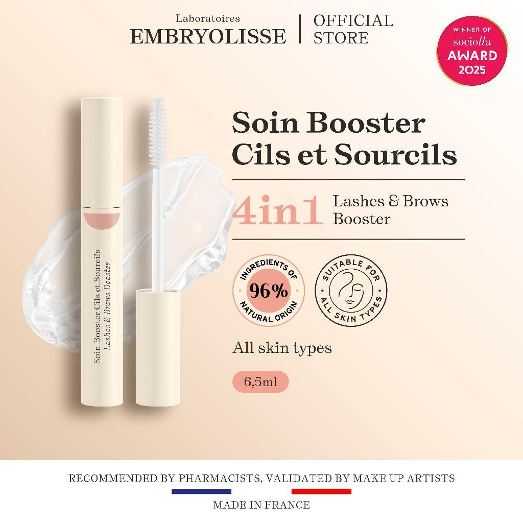 Embryolisse Soin Booster Cils Et Sourcils Green 6,5ml 2 IN 1 Eyelash Eyebrows Serum Bulu Mata & Alis