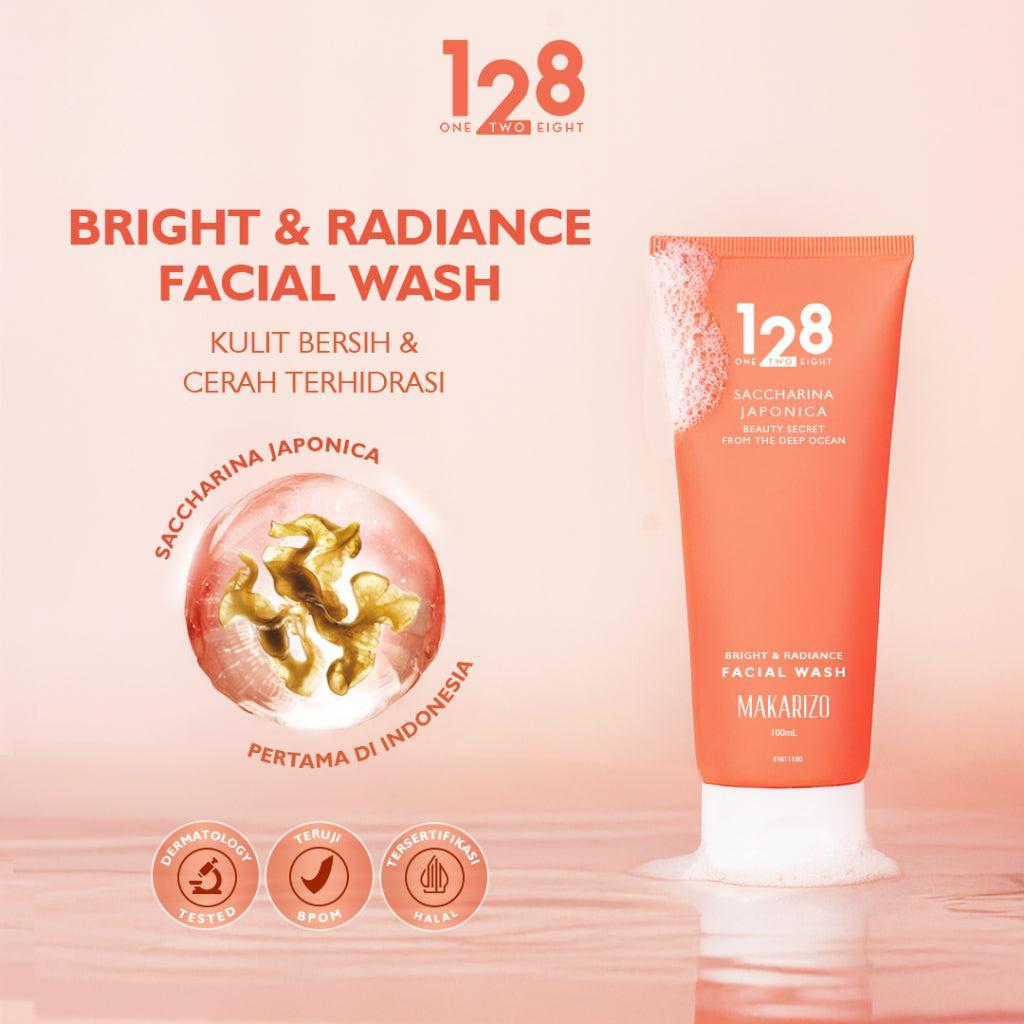 128 Saccharina Japonica Bright & Radiance Facial Wash Tube 100mL by Makarizo