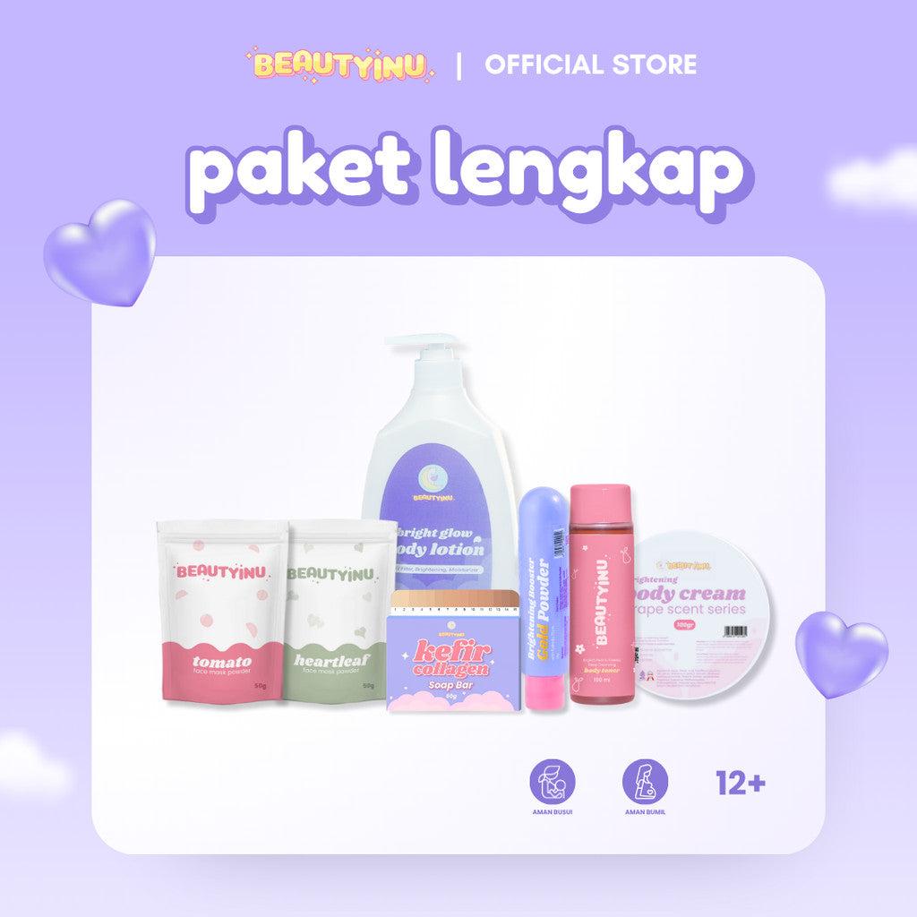 BEAUTYINU SPECIAL ALL PRODUCT [Sabun, Booster, Body Toner, Lotion, Masker Wajah dan Body cream 100gr]