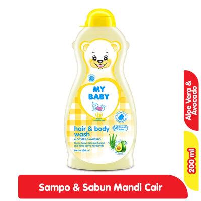 MY BABY MILK SOAP SWEET FLORAL 200ML / MY BABY HAIR & BODY WASH ALOE & AVOCADO 200ML