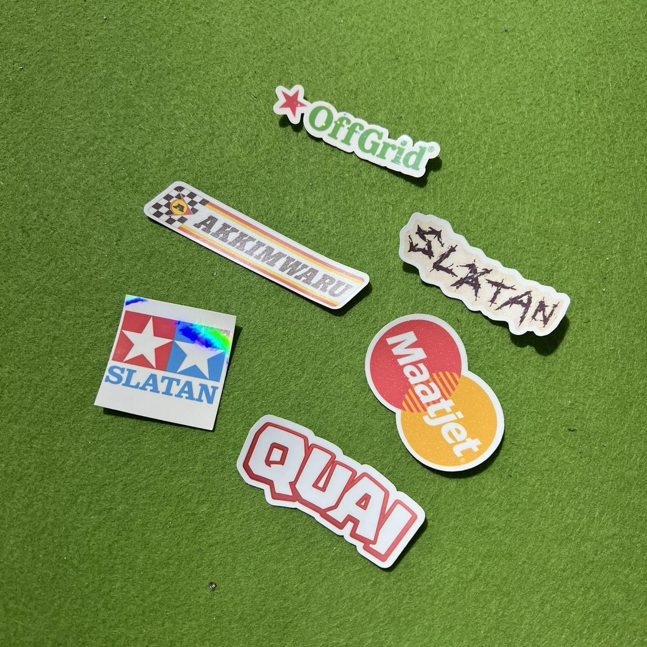 Slatan Die-Cut Stickers