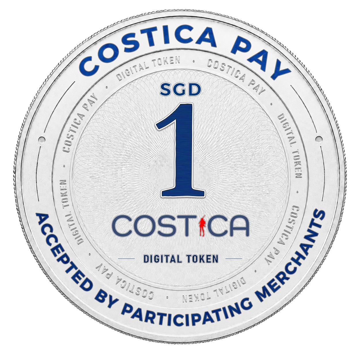 Costica Pay SGD 1 Token (CHANEL YUI)