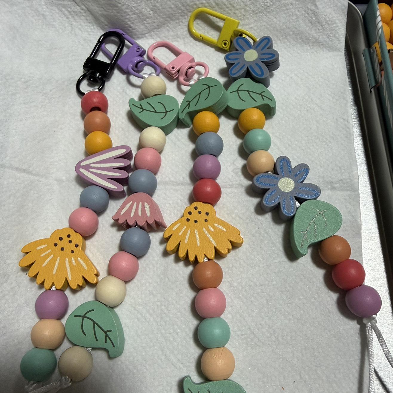 BLOOM x Handmade Keychain (Cotton Twist Beads)