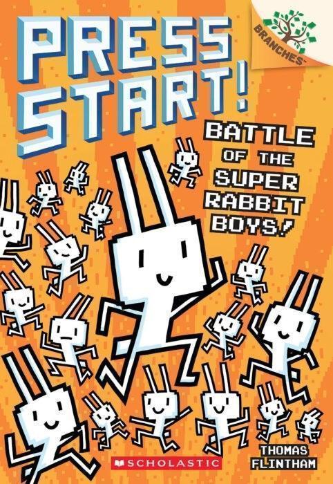 PRESS START! #18: BATTLE OF THE SUPER RABBIT BOYS! [Early Chapter Book] [Paperback]