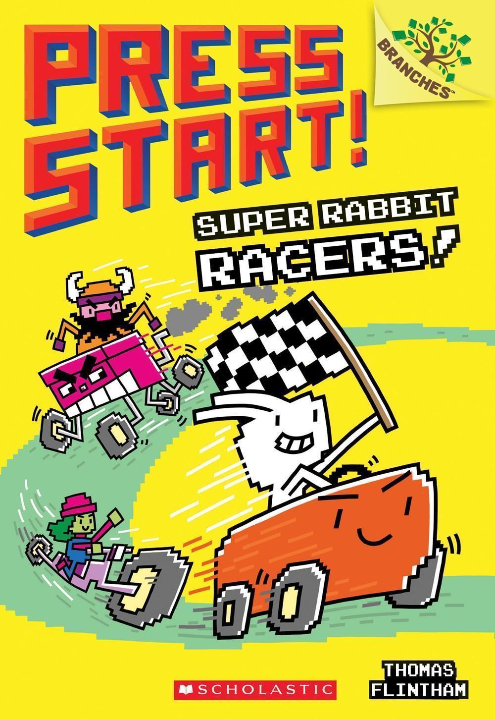 PRESS START! #03: SUPER RABBIT RACERS! [Early Chapter Book] [Paperback]