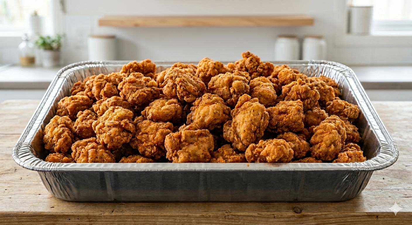 Fried chicken tray