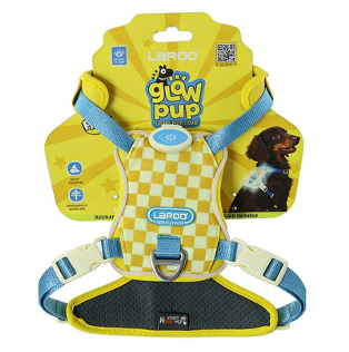 Watermelon Sea Salt Plaid LED Harness 1