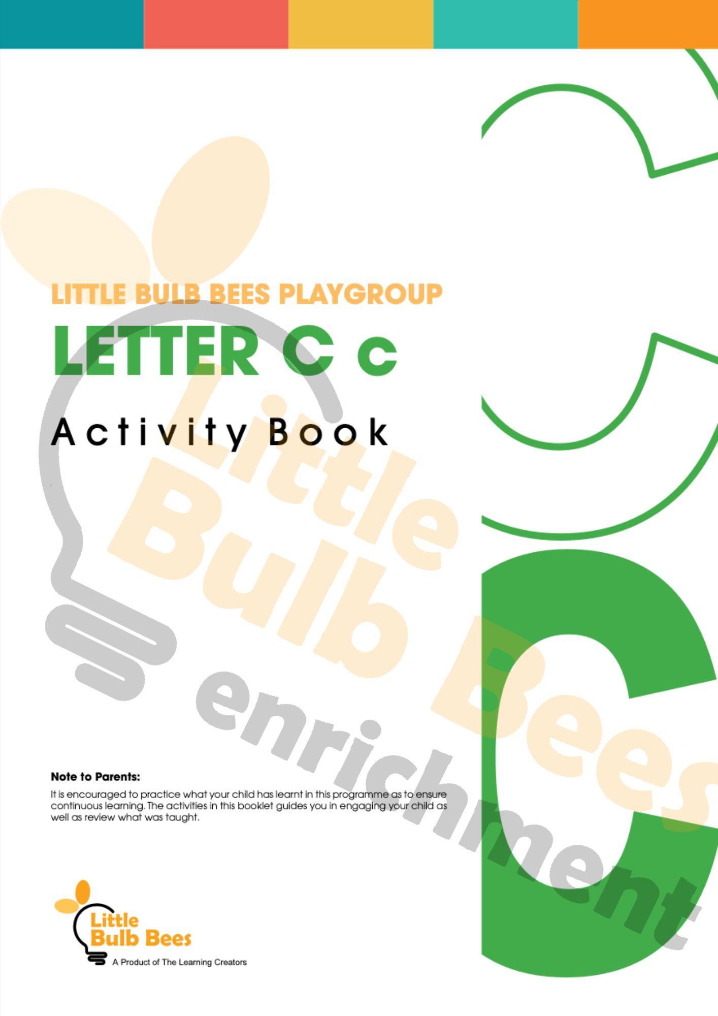 L.E.A.R.N Letter C Activity Book (Printable)