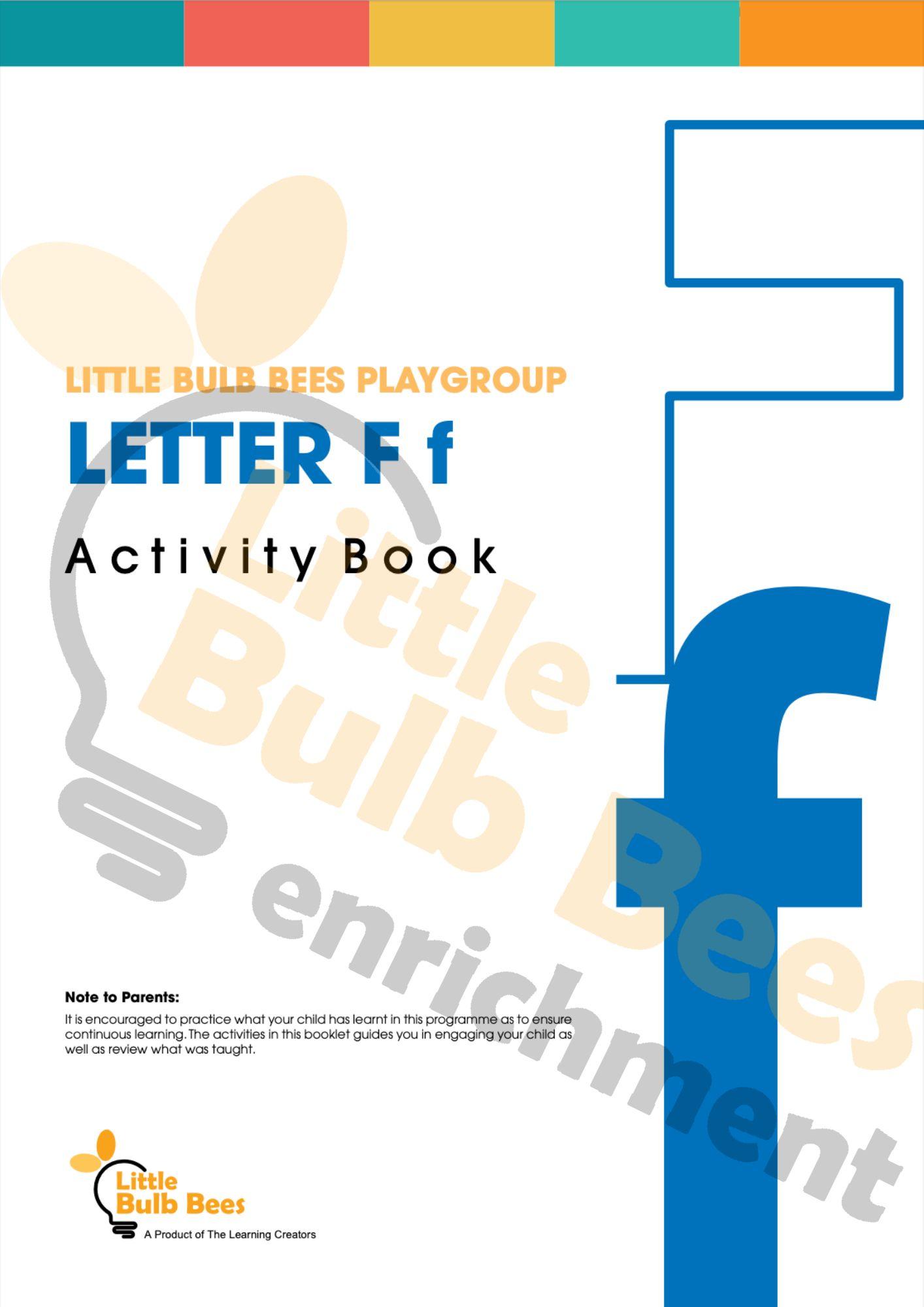 L.E.A.R.N Letter F Activity Book (Printable)