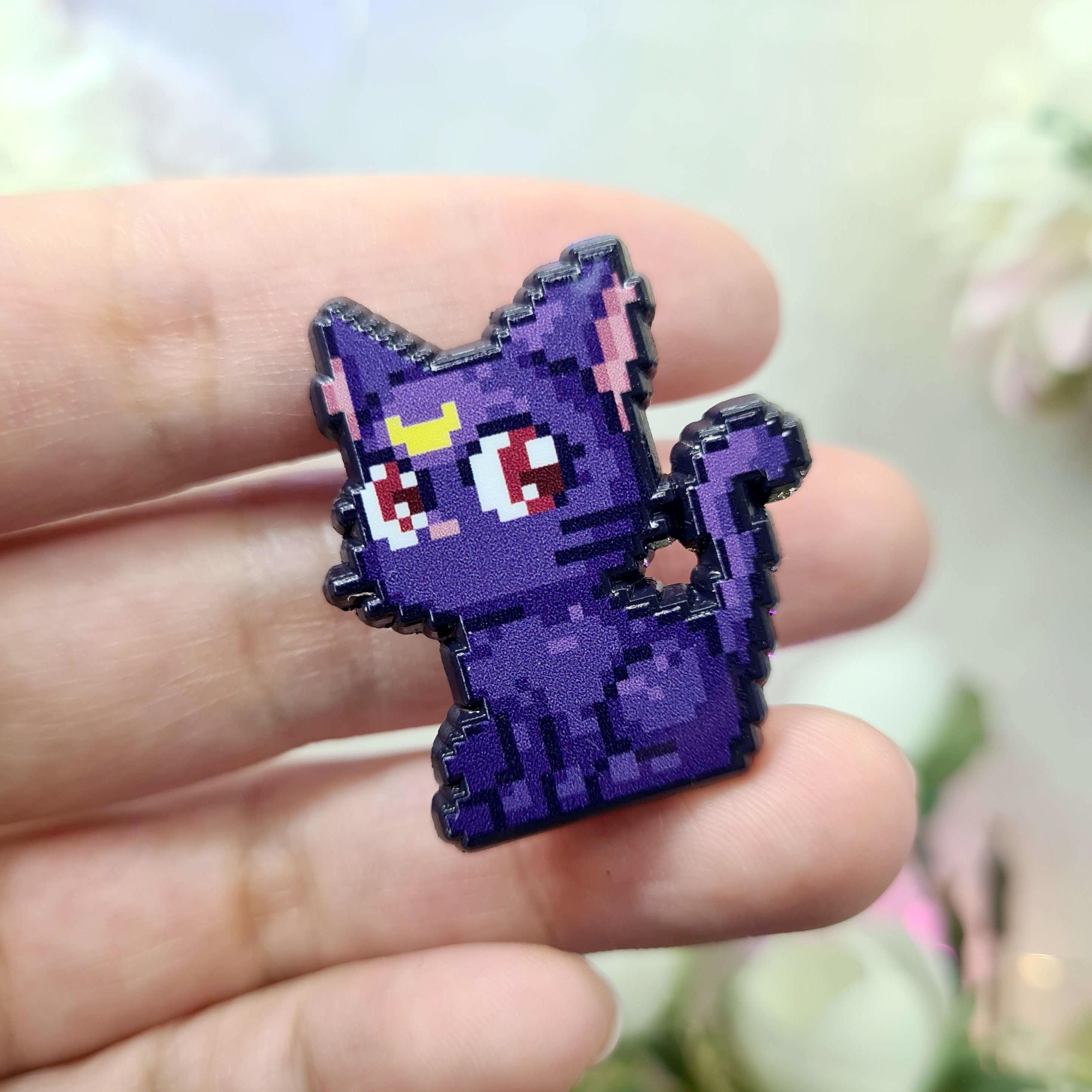 Luna Enamel Pin