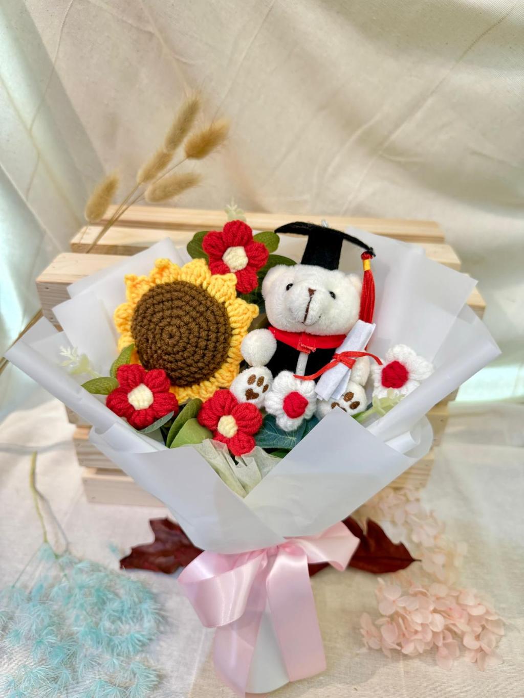 Graduate Crochet Bouquet