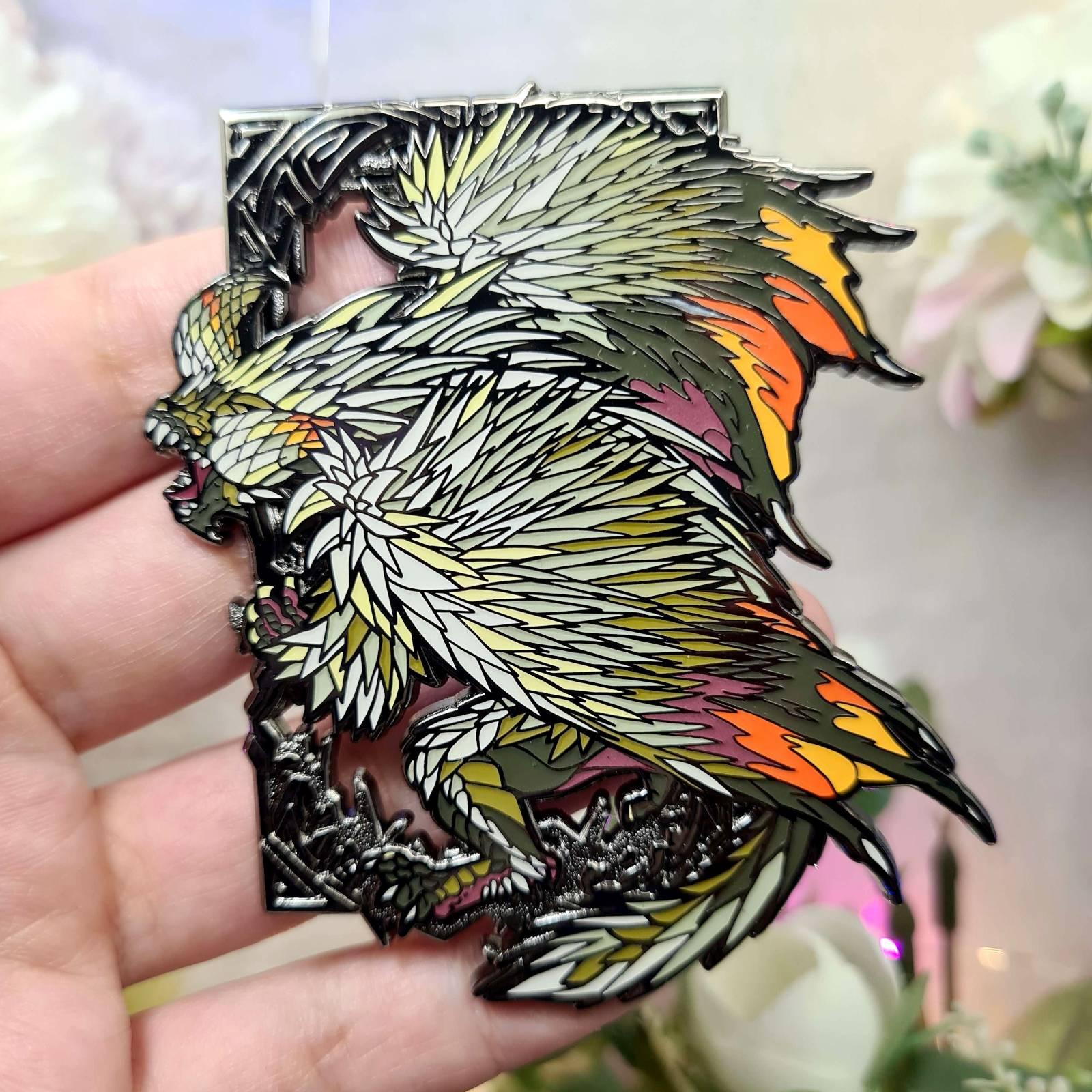Ravenous Dragon Enamel Pin